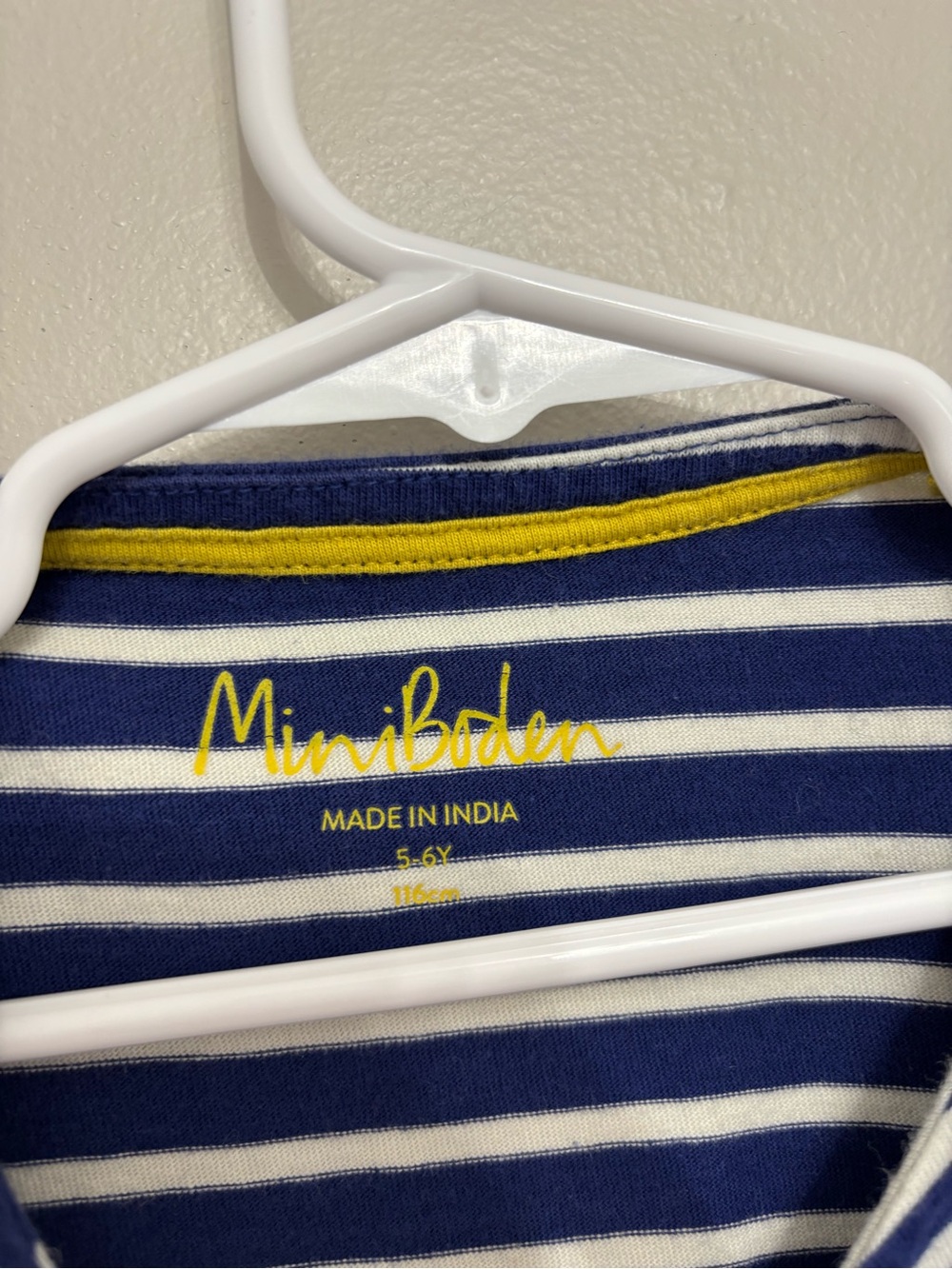 Mini Boden Girls Rainbow Zebra Tunic Dress 100% Cotton - Size 5-6Y - Picture 4 of 6